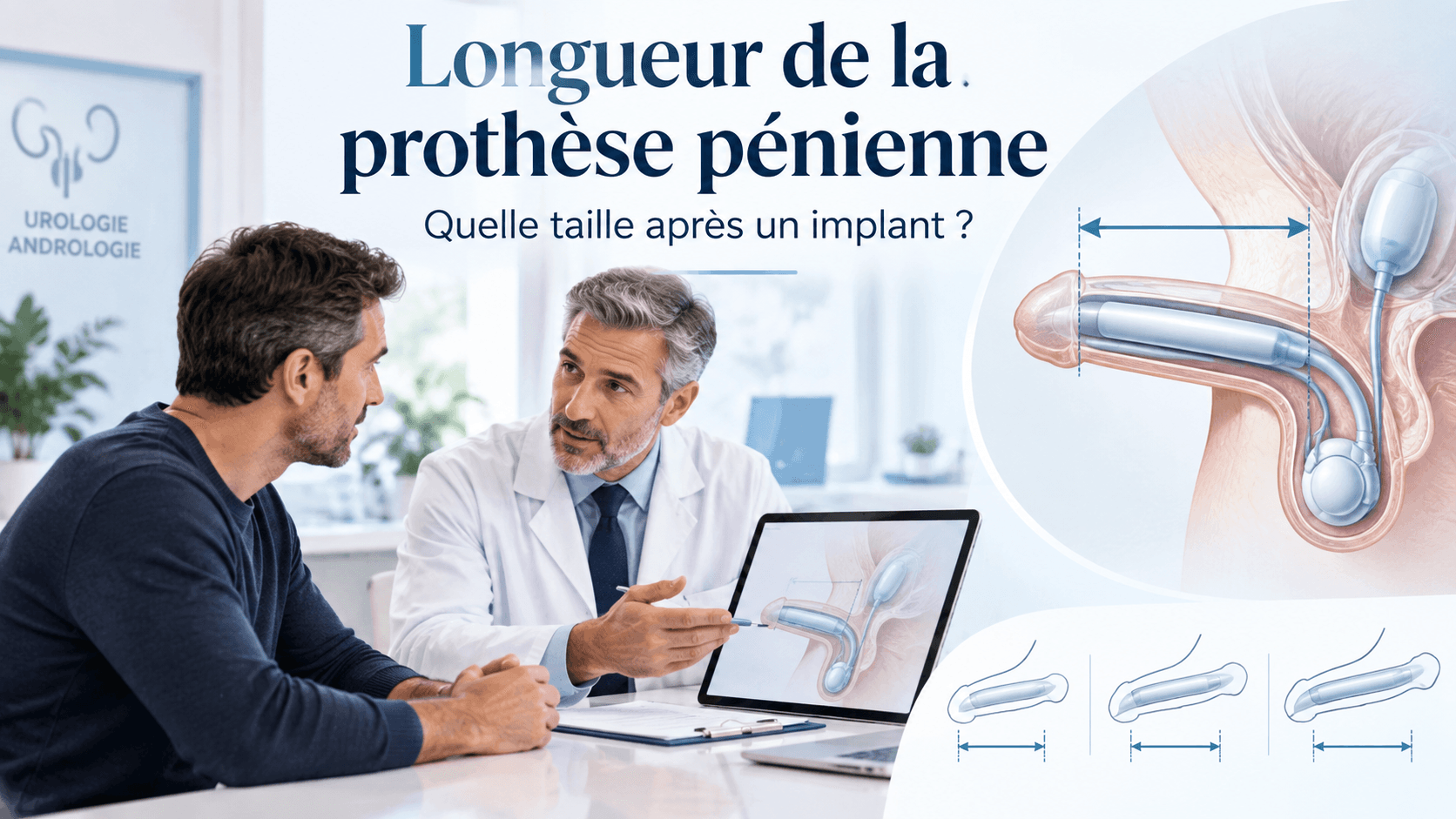 Longueur de la prothèse pénienne : quelle taille après un implant ?